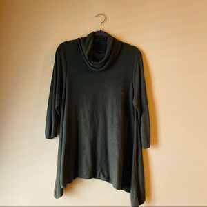 Green Turtleneck Sweater